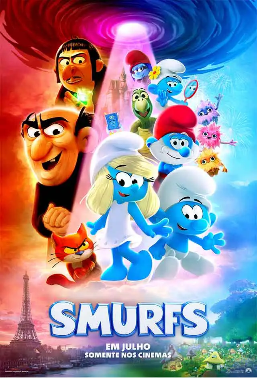 Pôster Cinema - Smurfs